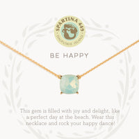 Sea La Vie Sea Glass Happy Necklace