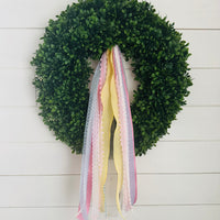 Seersucker is Here to Stay Wreath Ribbon