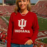 Red IU Indiana Sweater