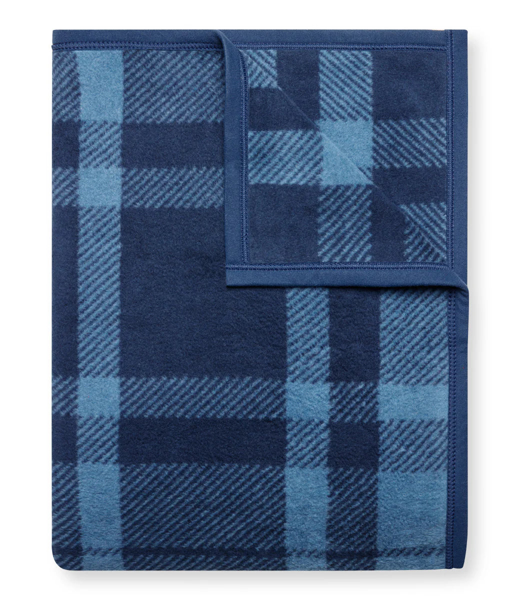 Cabin Plaid Cornflower ChappyWrap Blankets