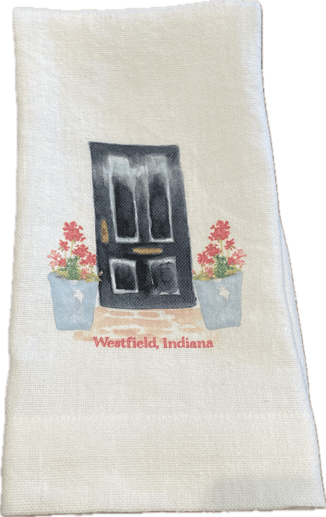 Westfield, Indiana Linen Hand Towel