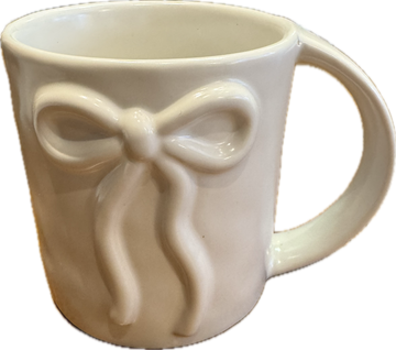 Raised Bow Coffee Mug