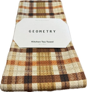Geometry Kitchen Towel - Maple Plaid