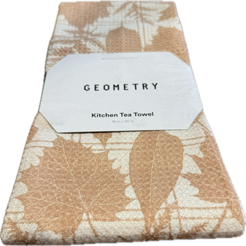 Geometry Kitchen Towel - Autumn Leaves