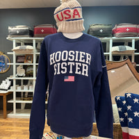 New Navy Hoosier Sister Sweatshirt