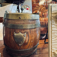 1900s English Biscuit Barrel with Lid