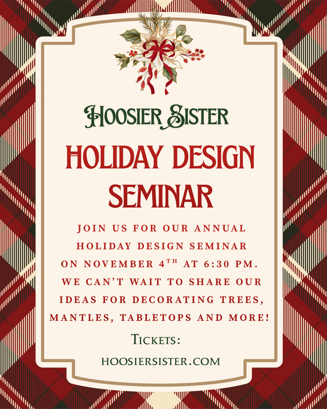 Holiday Design Seminar