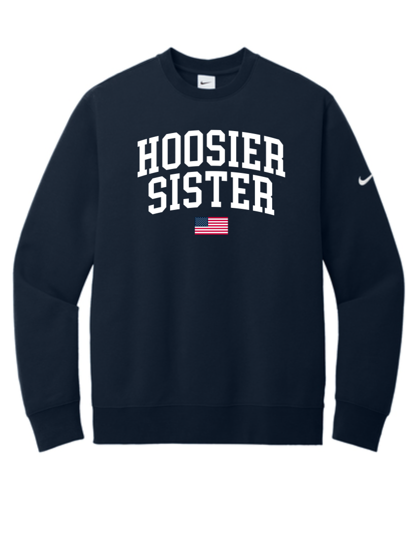 New Navy Hoosier Sister Sweatshirt