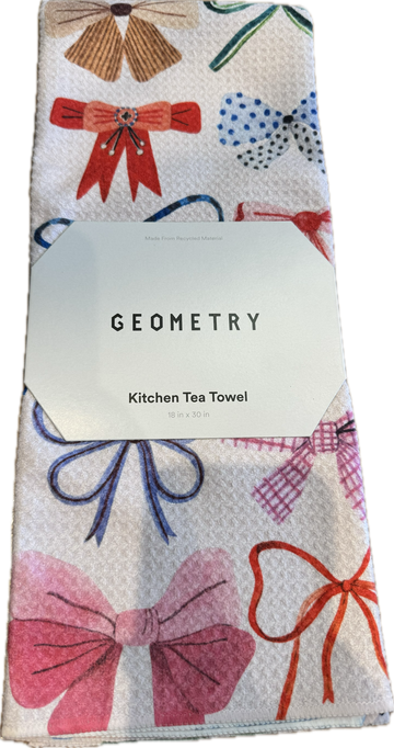 Geometry Kitchen Towel - Bows