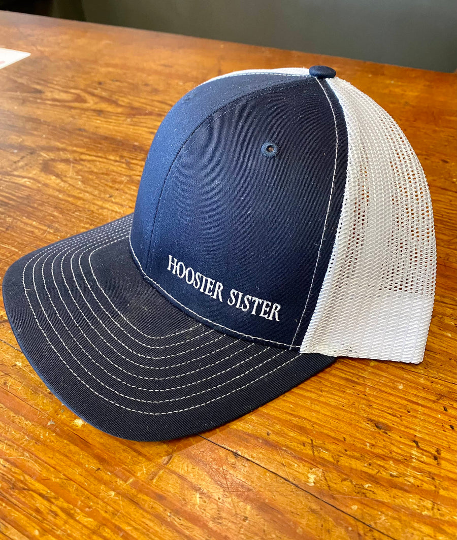 Hoosier Sister Hat - Navy